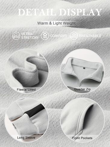 YATHON Womens Casual Quarter Zip Sweatshirt Color Block Fleece Fall Winter Outfits Pullover Sweater Clothes with Pockets in Saudi Arabia