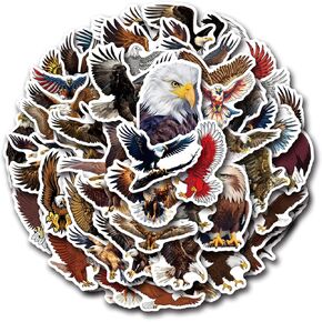 60PCS Cute Owl Stickers for Kids Teens, Eikecy Cartoon Owl Bird Stickers Pack Kawaii Vinyl Decals Waterproof Stickers for Water Bottles Laptop Scrapbook