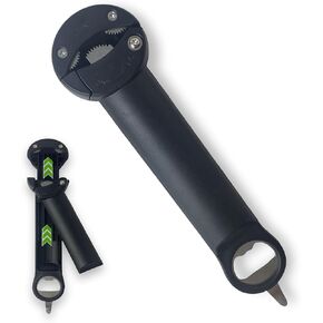 فتاحة زجاجات بيرة مغناطيسية متعددة الوظائف قابلة للسحب بدون غطاء قابلة للتعديل، فتاحة زجاجات مرطبان لكبار السن (أبيض) in Kuwait