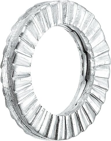 uxcell Wedge Locking Washers for M8 Bolts, 10pcs 304 Stainless Steel Washers Vibration Resistant Safety Washers in Saudi Arabia