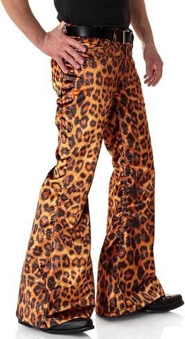 Mens Bell Bottom Velvet Pants 60s 70s Disco Outfits for Men Vintage Flared Jeans in Saudi Arabia