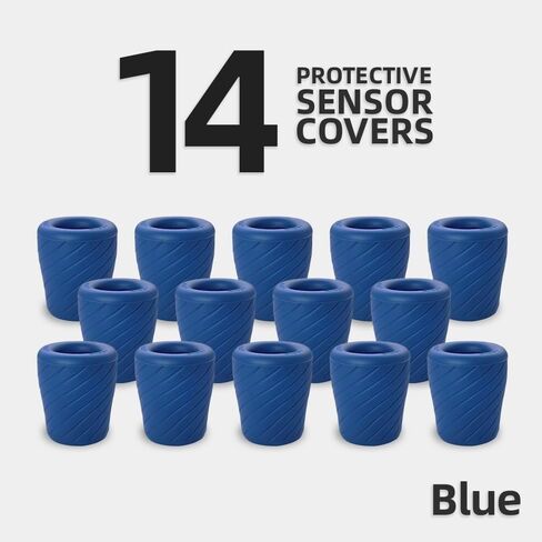 14 PACK Protective Golf Club Sensor Covers. Compatible with Garmin Approach CT10, Arccos Smart Sensors, Golf Pad Tag & Other GPS Club Tracking Sensors. Fits from Standard to Jumbo Sized Grips. in Saudi Arabia