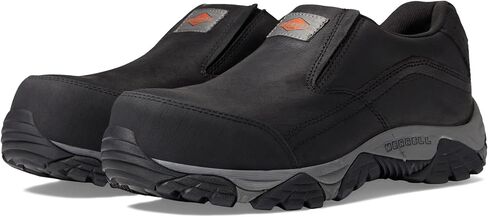 Merrell Moab Adventure Moc, Men's, Toffee, Comp Toe, EH, WP, Slip Resistant, Slip On, Work Oxford (8.5 W) in Kuwait