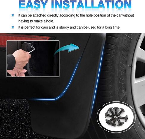 Autorder Mud Flaps Splash Guards for 2023 2024 2025 Honda Accord Accessories Mudflap Fender Flares Front and Rear Mud Guard Set 4Pcs in Saudi Arabia