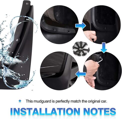 Autorder Mud Flaps Splash Guards for 2023 2024 2025 Honda Accord Accessories Mudflap Fender Flares Front and Rear Mud Guard Set 4Pcs in Saudi Arabia
