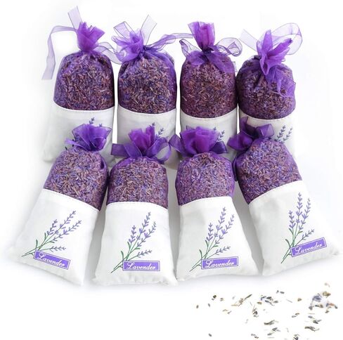 Scented Sachets, Lavender Sachets, Home Fragrance Sachets Gift Set, Sachet, Bags for Drawers and Closets for Mom(16 Packs) Linen, Lavender, Vanilla, Cotton, for Mom in Saudi Arabia