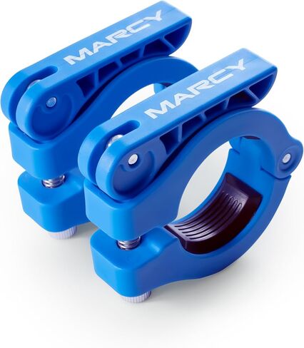 Marcy Olympic Barbell Lock Collar Clips to Secure Olympic Weight Plates on an Olympic Bar - OBC-7RD in Kuwait