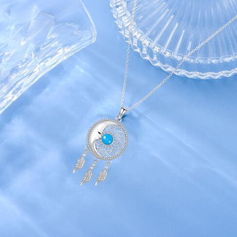 حلم الماسك Moonstones قلادة 925 الفضة الاسترليني قلادة القمر حلم الماسك قلادة قلادة حلم الماسك مجوهرات Moonstones مجوهرات الشمس قلادة هدايا للنساء الفتيات صديقة in Kuwait