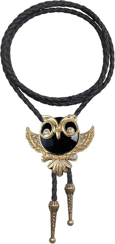 Joxevyia Bolo Tie for Men Southwestern Cowboy Bolo Ties Womens Rodeo Guitar Leather Necktie Vintage Bolo Necklace for Boys Western Gift for Him in Kuwait