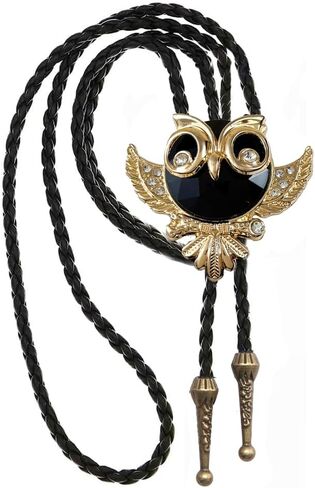 Joxevyia Bolo Tie for Men Southwestern Cowboy Bolo Ties Womens Rodeo Guitar Leather Necktie Vintage Bolo Necklace for Boys Western Gift for Him in Kuwait