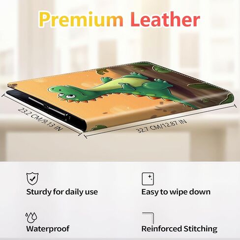 Sunflowers Purple Flowers Padfolio Portfolio Leather Binder, Resume Portfolio Folder with Elastic Band, Conference/Legal Document Organizer with A4 Size Clipboard, 4 Card Holder in Kuwait
