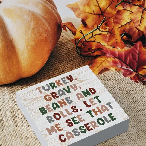 Rustic Halloween Wooden Box Sign Fall Cute Sign Farmhouse Decorative Wood Box Sign Block Plaque for Wall Desk Home Bathroom Decoration 5 x 5 Inches in Saudi Arabia
