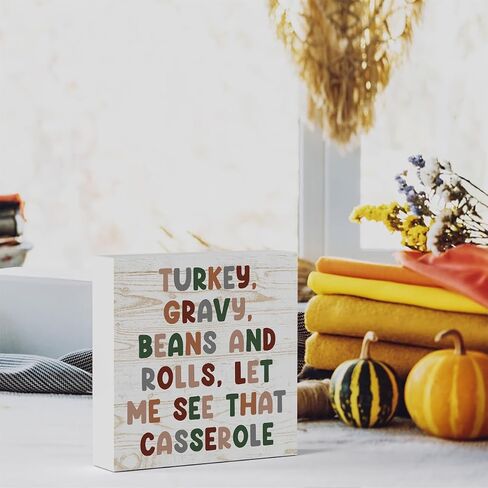 Rustic Halloween Wooden Box Sign Fall Cute Sign Farmhouse Decorative Wood Box Sign Block Plaque for Wall Desk Home Bathroom Decoration 5 x 5 Inches in Saudi Arabia
