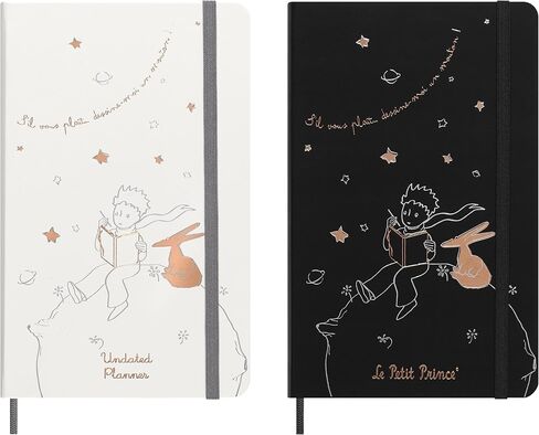دفتر ملاحظات Moleskine إصدار محدود Le Petit Prince، كبير، مسطر، أسود، غطاء صلب (5 × 8.5) in Kuwait