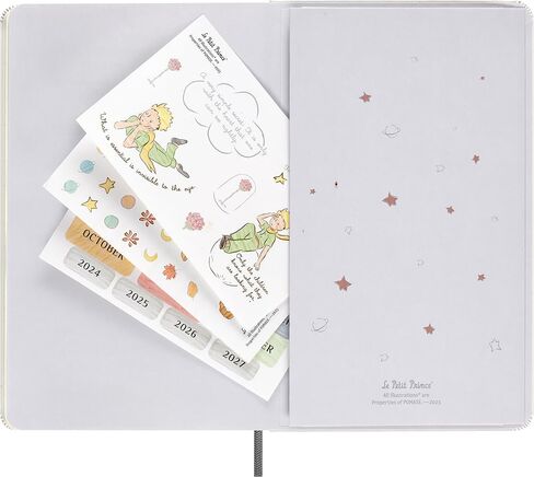 دفتر ملاحظات Moleskine إصدار محدود Le Petit Prince، كبير، مسطر، أسود، غطاء صلب (5 × 8.5) in Kuwait