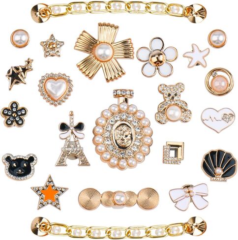 Bling Shoe Charms for Women and Girls Charms for Sneakers Cute Shoe Decoration for DIY Decoration Rabbit Bear Designs for Gifts in Saudi Arabia