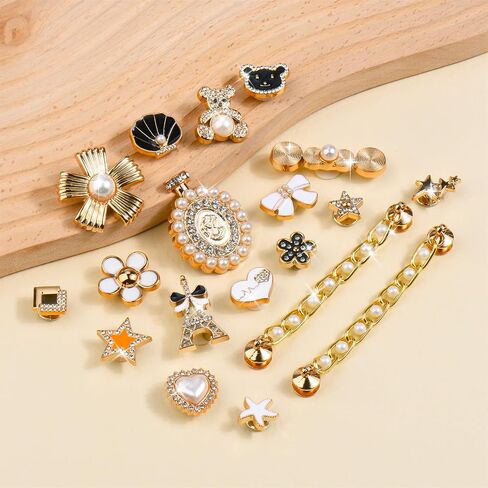 Bling Shoe Charms for Women and Girls Charms for Sneakers Cute Shoe Decoration for DIY Decoration Rabbit Bear Designs for Gifts in Saudi Arabia