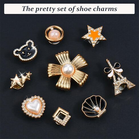 Bling Shoe Charms for Women and Girls Charms for Sneakers Cute Shoe Decoration for DIY Decoration Rabbit Bear Designs for Gifts in Saudi Arabia