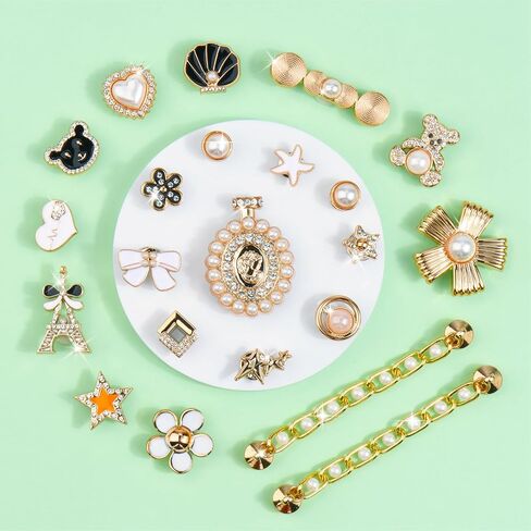 Bling Shoe Charms for Women and Girls Charms for Sneakers Cute Shoe Decoration for DIY Decoration Rabbit Bear Designs for Gifts in Saudi Arabia