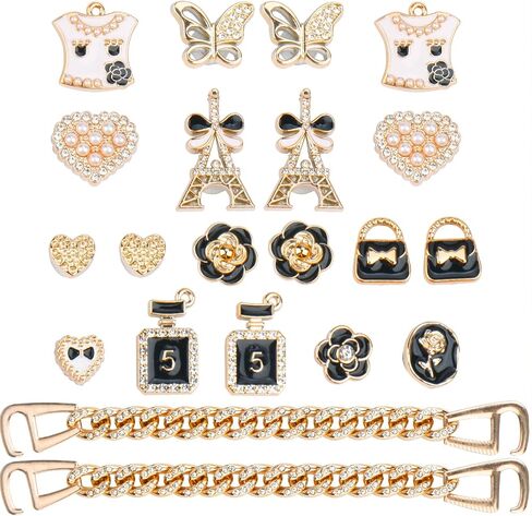Bling Shoe Charms for Women and Girls Charms for Sneakers Cute Shoe Decoration for DIY Decoration Rabbit Bear Designs for Gifts in Saudi Arabia