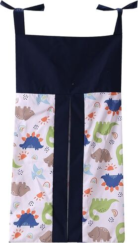 أطقم سرير براندريم سفاري للأولاد | مجموعة حضانة مكونة من 3 قطع | لحاف سرير أطفال، ملاءة سرير ملائمة، تنورة سرير متضمنة زرافة حمار وحشي على شكل فيل، رمادي in Kuwait