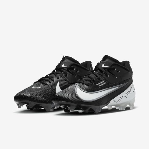 Nike Vapor Edge Elite 360 2 Men's Football Cleats (DA5457-101,White/Metallic Silver-Pure Platinum) Size 7 in Saudi Arabia