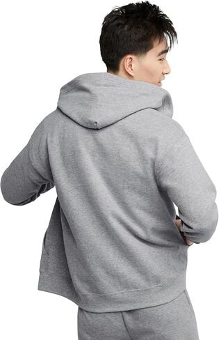 CHAMPION, EcoSmart Fleece Full Hoodie, Zip-Up Hooded Sweatshirt for Men, MULLED BERRY in Saudi Arabia