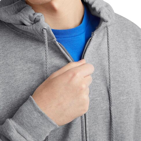 CHAMPION, EcoSmart Fleece Full Hoodie, Zip-Up Hooded Sweatshirt for Men, MULLED BERRY in Saudi Arabia