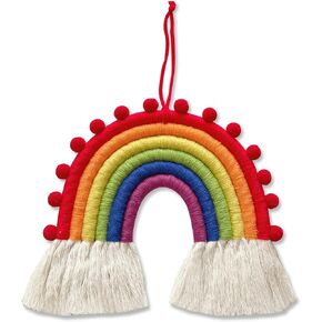 Boho Rainbow Wall Hanging, Macrame Rainbow Wall Hanging Boho Rainbow Decor Rainbow Wall Decor for Baby Room Decor Baby Shower Nursery Decor Home Decor