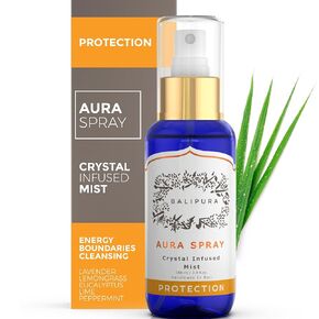 7 Aura Mist Sprays Gift Set - Cleansing Negative Energy - Infused with Chakra Healing Crystals & Essential Oils Blend, 3.4 fl.oz