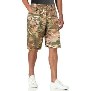 Alimens & Gentle Men's Hiking Shorts Quick Dry Lightweight Outdoor Ripstop Stretch Cargo Shorts Dark Grey