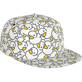 Fashion Snapback Hat for Men Women,Hip Hop Style Funny Flat Bill Hats Adjustable Baseball Cap Trucker Hat