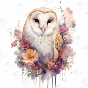 DIAMOND ART CLUB Cardinal Couple Diamond Painting Kit, Fun DIY Crafts for Adults and All Ages, Round Diamond Art Canvas for Beginners, 13" x 18" (32.8 x 46 cm)