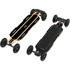 MEEPO Hurricane Bamboo All Terrain Electric Skateboard with 10 Layers Maple, 3500W Dual Motors, 21 Miles Range, 29 Mph Top Speed, Easy to Use on Variety of Terrains, Designed for Adults
