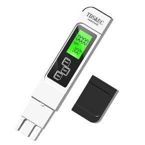 3 in 1 TDS Meter - TDS EC & Temperature(°C,°F) Meter,Accurate & Reliable Digital Water Testing Kits for Drinking Water Quality, Tap, Well, Swimming Pool,Hydroponics, Aquarium, RO/DI System，Blue