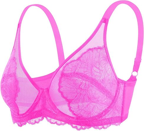 HSIA Bras for Women Lace Unlined Breast Minimizer Bra Full Coverage Bras with Underwire in Saudi Arabia