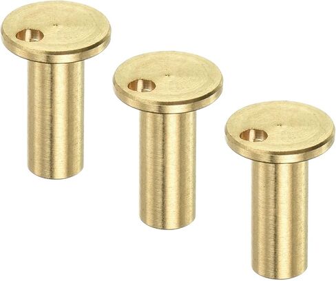 3 Pack Golf Brass Tip Weight - Carbon Wood Iron Steel Shafts Plug Weight Tip Accessories, Light & Portable, Apply to Golf Club (27.5x8.5-mm, Copper) in Saudi Arabia