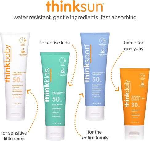 ثينك سبورت كلير زنك واقي من الشمس SPF 30، 6 FZ in Kuwait