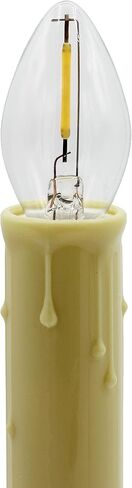 Creative Hobbies LED Night Light Bulbs, 4W 5W 6W 7W Incandescent Equivalent, C7 Candelabra Base, Indoor and Outdoor Christmas Light Strings, Electric Window Candles, Night Lights (25) in Kuwait