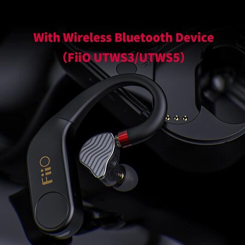 سماعة رأس FiiO JadeAudio JH3 سلكية عالية الدقة 0.78 مم 2 دبابيس 1DD+2BA Bass ثقيلة متوافقة مع Android وiOS وWindows وMac للهواتف الذكية/الكمبيوتر الشخصي/الكمبيوتر المحمول (أسود) in Kuwait
