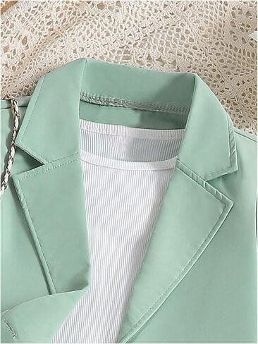 Milumia Girl's 3 Piece Outfits Long Sleeve Tee Shirt and Blazer Vest with Pants in Saudi Arabia