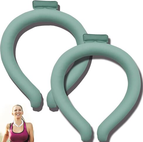 Neck Cooling Wraps, Reusable and Wearable Cooling Pack, Summer Heat Relief Lavender Color-2Pcs in Saudi Arabia