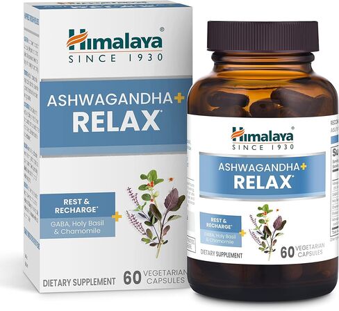 Himalaya Ashwagandha+ Focus with Ashwagandha, Bacopa, Rosemary & Green Tea for Memory, Focus and Clarity, 60 Capsules, 1 Month Supply, Vegan, Gluten Free in Saudi Arabia