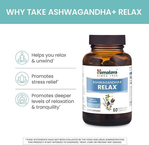 Himalaya Ashwagandha+ Focus with Ashwagandha, Bacopa, Rosemary & Green Tea for Memory, Focus and Clarity, 60 Capsules, 1 Month Supply, Vegan, Gluten Free in Saudi Arabia