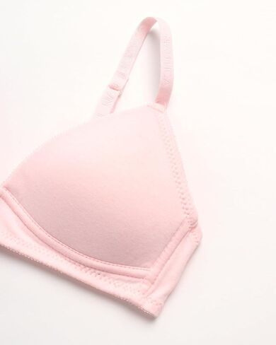Nautica Girls' Training Bra - 4 Pack/6 Pack Molded and Ribbed A-Cup Girls Sports Bra - Training Bralettes for Girls (30A-36A) in Saudi Arabia