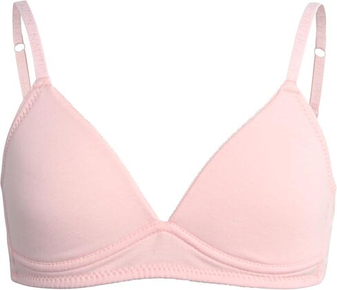 Nautica Girls' Training Bra - 4 Pack/6 Pack Molded and Ribbed A-Cup Girls Sports Bra - Training Bralettes for Girls (30A-36A) in Saudi Arabia