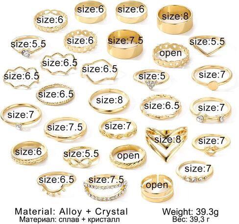KISS WIFE 24Pcs Silver Knuckle Rings Set for Women Girls, Vintage Stackable Boho Midi Finger Ring Sets, Cute Y2K Aesthetic Rings Pack Trendy Jewelry Gift for Her in Saudi Arabia