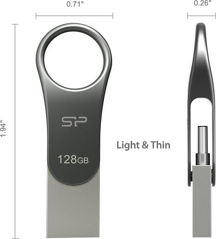 محرك أقراص فلاش Silicon Power 5 Pack 64GB USB 3.0/3.1 Gen1 USB Blaze B02 (ذهبي شامبانيا) in Kuwait