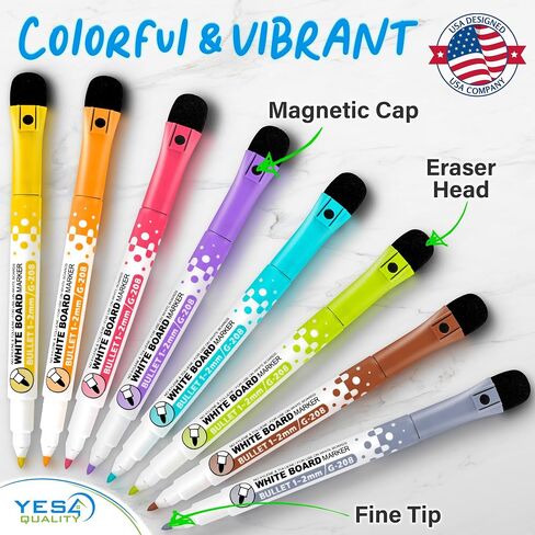 Magnetic Dry Erase Chore Chart (19" x 13"), Behavior Chart for Multiple Kids, Family Weekly Chores Checklist, Stain Resistant Planner for Fridge W/ 5 Colorful Markers in Saudi Arabia