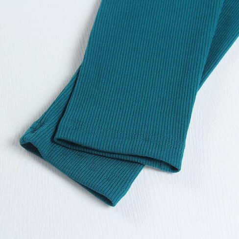 Artfish Women's Basic Mock Neck Slim Fitted Workout Rib Knit Long Sleeve Crop Top in Kuwait